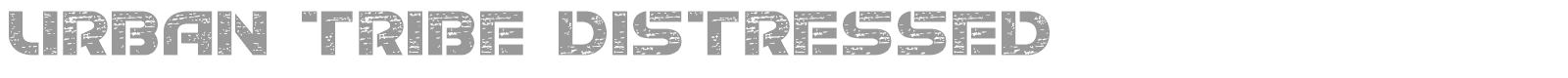 Urban Tribe font preview